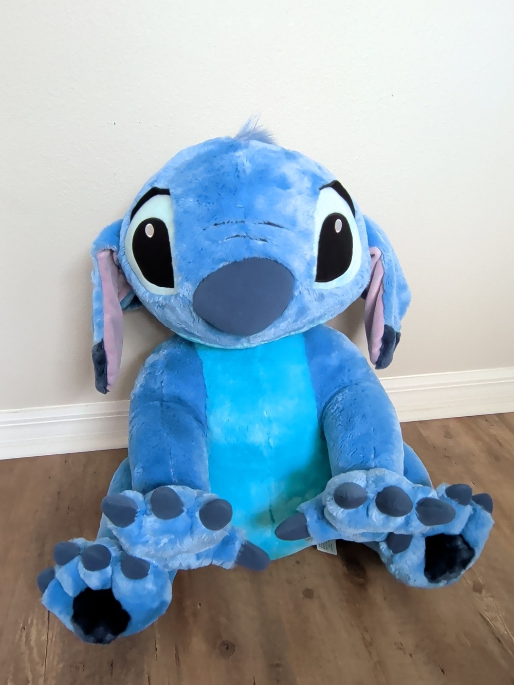 Disney Blue Stitch Plush Toy - Light & Sky Blue